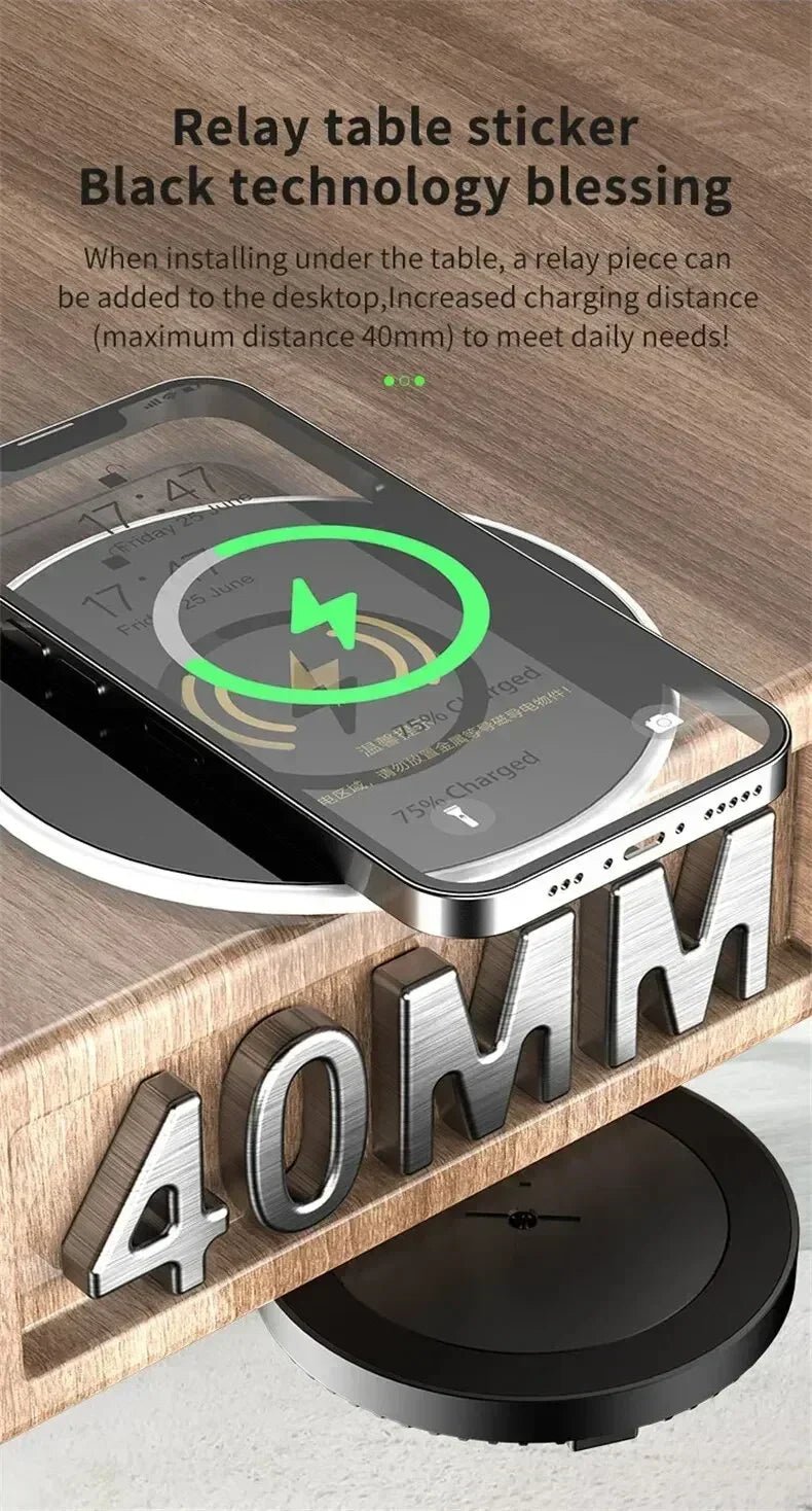 40MM Desk Wireless Charger