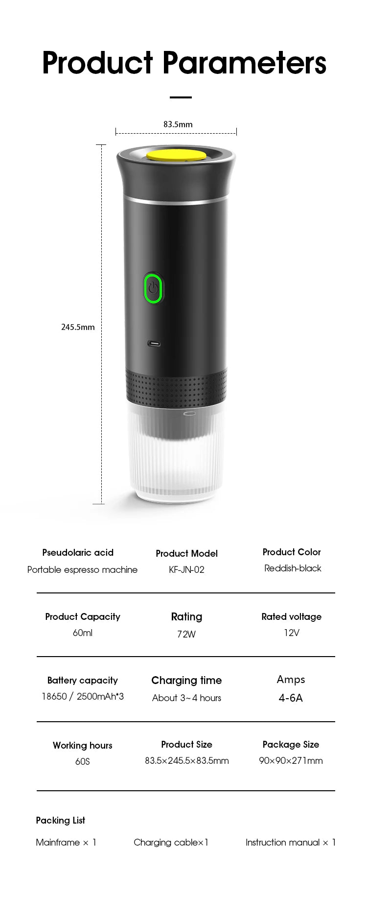 Portable Espresso Machine — Café Quality, Anywhere You Go