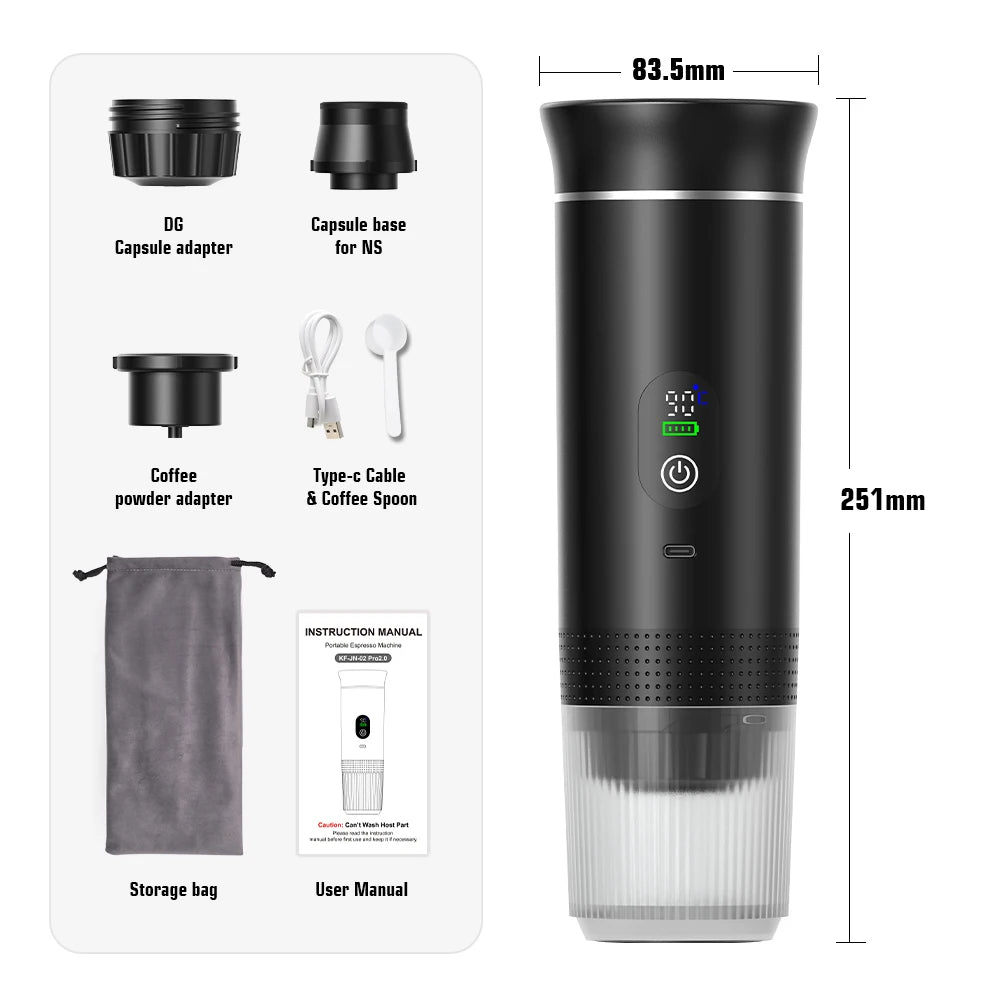Portable Espresso Machine — Café Quality, Anywhere You Go