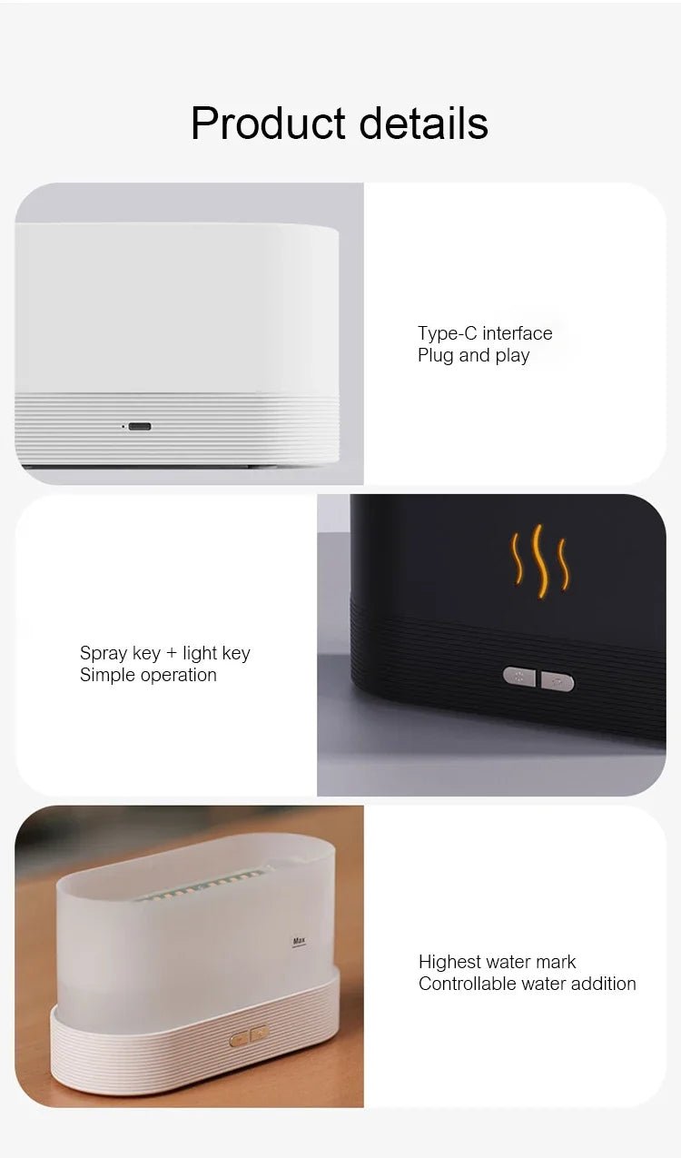USB Flame Aroma Diffuser — Transform Your Space