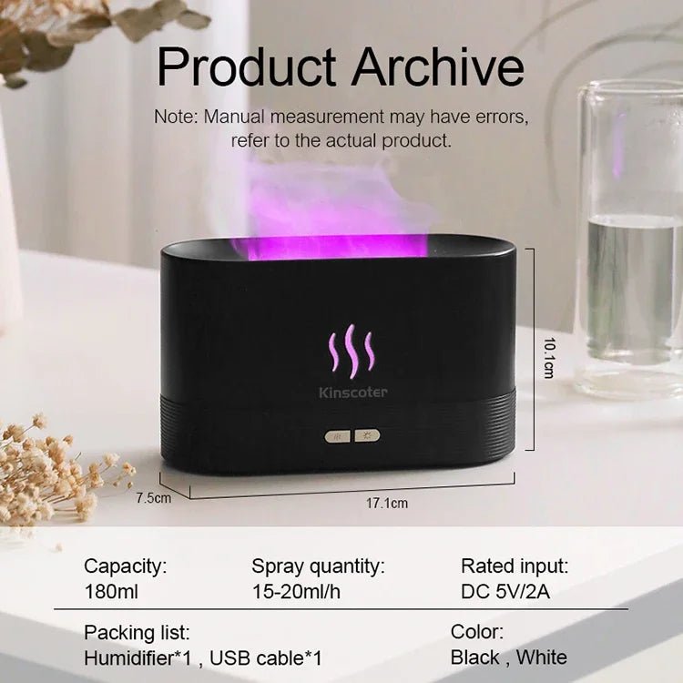 USB Flame Aroma Diffuser — Transform Your Space