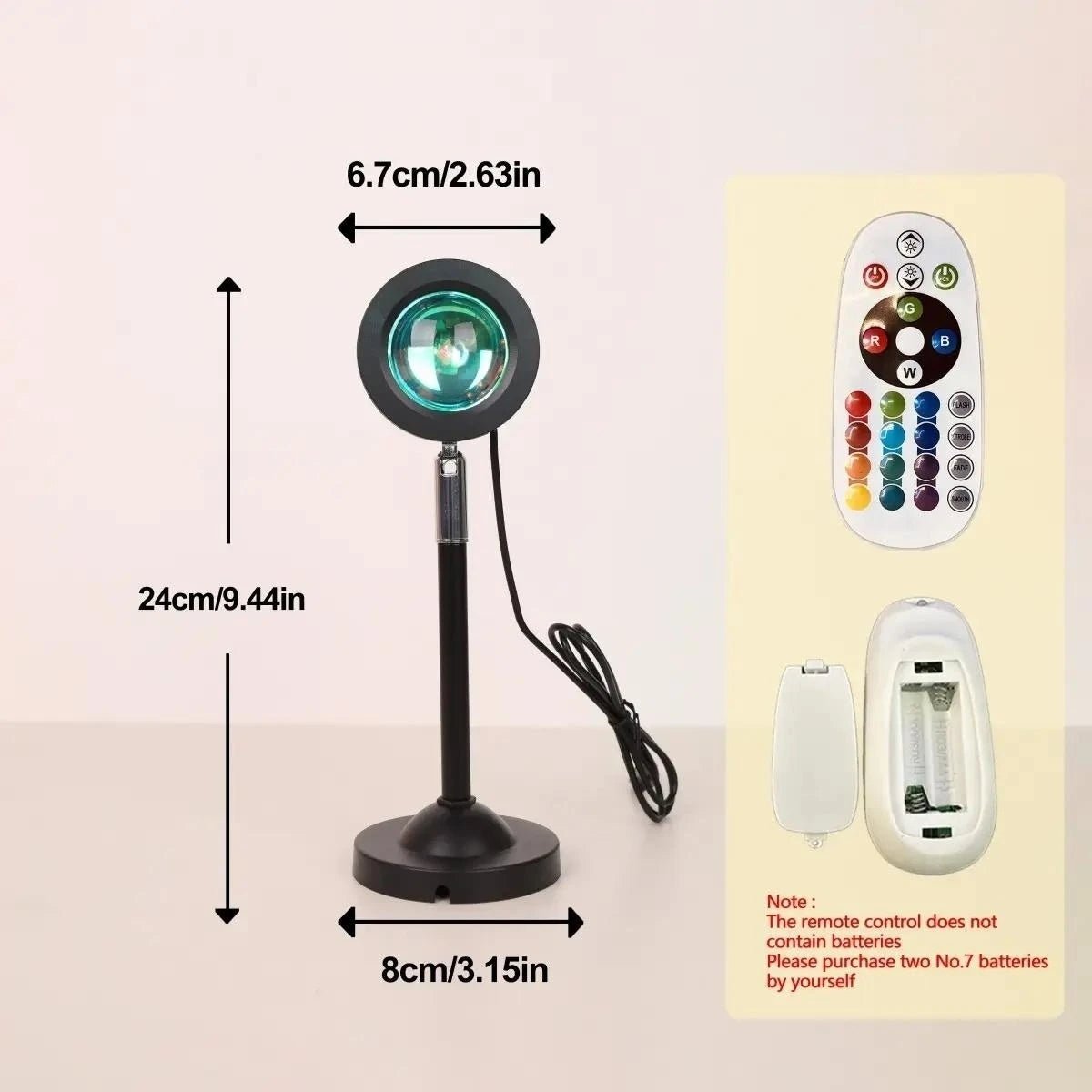 Sunset projection light