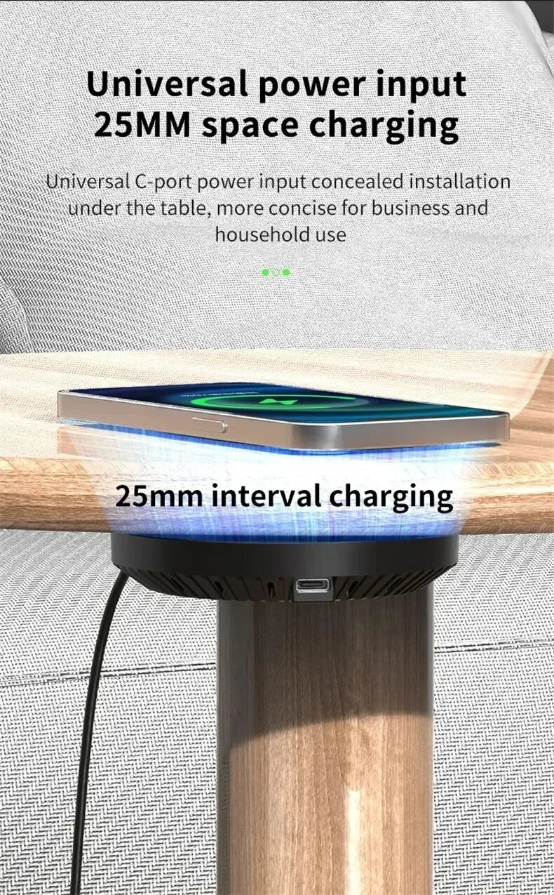 40MM Desk Wireless Charger