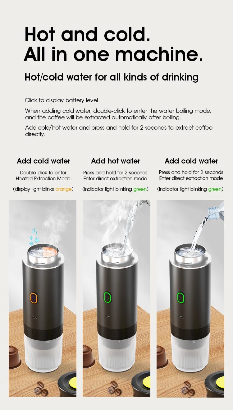 Portable Espresso Machine — Café Quality, Anywhere You Go