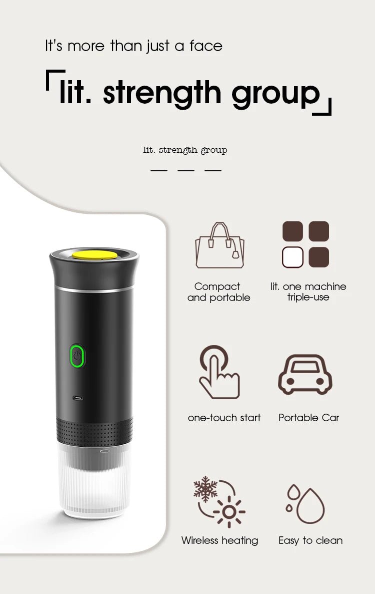 Portable Espresso Machine — Café Quality, Anywhere You Go