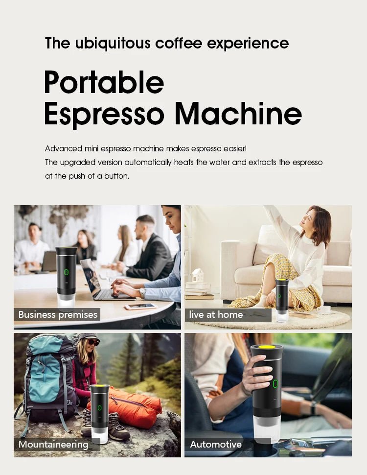 Portable Espresso Machine — Café Quality, Anywhere You Go