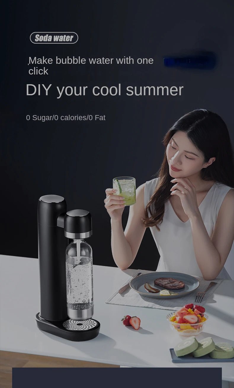 Portable Soda Maker — Sparkling Water Anytime, Anywhere